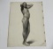 Frederick Kress Drawing Nude Study California