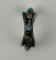 Gilbert Ortega Navajo Sterling Turquoise Bracelet