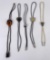 Group of Cowboy Bolo Ties