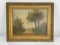 Antique Dutch Pastoral Painting on Board