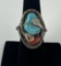 Effie Calavaza Sterling Silver Turquoise Ring