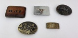 Group of Vintage Cowboy Belt Buckles