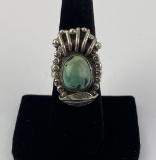 Navajo Sterling Silver Turquoise Ring