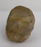 Montana Stone Indian Hammer Club Head Artifact