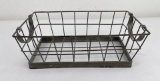 Antique Mercantile Galvanized Store Basket