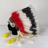 Montana Blackfoot Indian Made War Bonnet