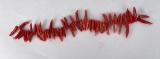 Chinese Red Coral Necklace Beads