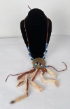 Blackfoot Indian Montana Ermine Bead Necklace