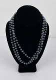 Stunning Tahitian Black Pearl Necklace
