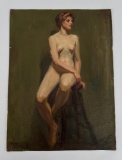 Frederick Kress Painting Nude California