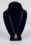 Navajo Sterling Silver Turquoise Necklace