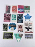 Large Lot of Backstage Concert Passes 1980s-90s