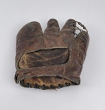 Antique 4 Finger Baseball Glove Mitt