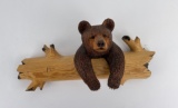 Jim Jensen Montana Black Bear Wood Carving