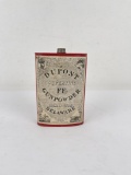 Antique Dupont Superfine FF Gunpowder Tin Can
