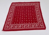 Antique 1870's Turkey Red Cowboy Bandana