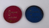 Antique Montana Illegal Clay Poker Chips