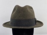 Vintage Morfelt Wool Fedora Hat Size 7 1/8