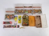 Group of Vintage Fishing Lures Spinners Flies