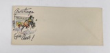 Shorty Shope Cowboy Artist Watercolor Envelope