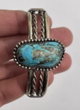 Navajo Sterling Silver Turquoise Bracelet