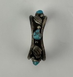 Gilbert Ortega Navajo Sterling Turquoise Bracelet