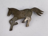 Taxco Sterling Silver Horse Brooch