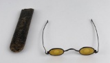 Antique Civil War Sharpshooter Eye Sun Glasses