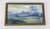 Jeff Walker Glacier Park Montana Oil Painting