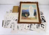 The Story of Man in Yellowstone Original Art