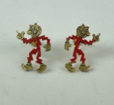 1950s Reddy Kilowatt Earrings