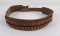 Cowboy Cartridge Ammo Belt Leather