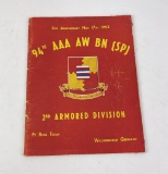 94th AAA AW BN Armored Unit History Book