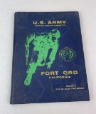 US Army Training Center Unit History Book