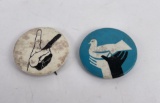 Vietnam War African American Civil Rights Buttons