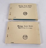Lot of WW2 Message Books w/ Pigeon Paper M-210