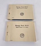 Lot of WW2 Message Books w/ Pigeon Paper M-210