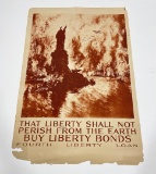 Fourth Liberty Loan Bonds Poster WW1