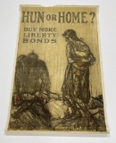 Hun or Home Liberty Bonds Poster WW1