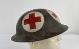 WW2 Canadian Combat Medics Helmet Painted