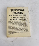 Vietnam War Survival Cards South East Asia