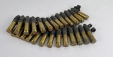 Group of .50 Cal Linked Blank Ammo