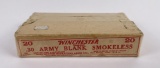 Winchester .30 Army Blank Smokeless Ammo Box