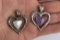 Sterling Silver Heart Necklace Pendants