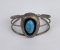 Navajo Sterling Silver Turquoise Bracelet