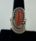 Navajo Sterling Silver Coral Necklace