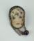 Lady Fayre Porcelain Doll Face Brooch