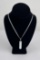 Kavi Calcite Spire Sterling Silver Necklace