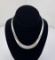 Taxco Mexico Sterling Silver Choker Necklace