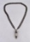 Victorian Coin Silver Whistle Necklace